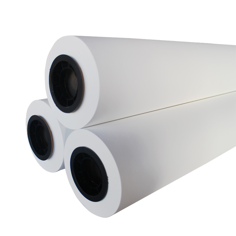 40GSM 1.12M 500m kleurstof sublimatieoverdracht papier wordt gebruikt om polyester over te dragen